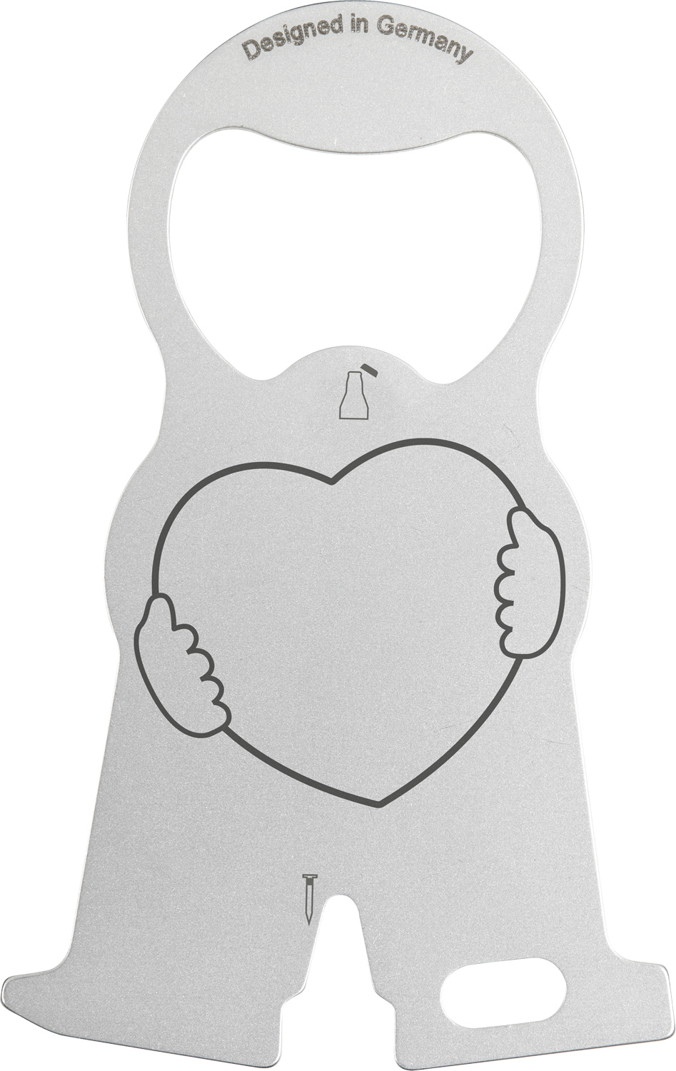 RICHARTZ Einkaufswagenlöser "Karl heart"