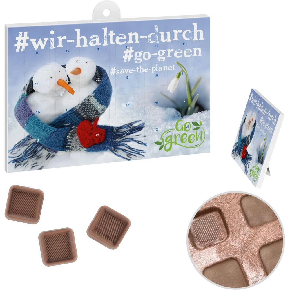 Schoko-Adventskalender "reinpapier®" A5*