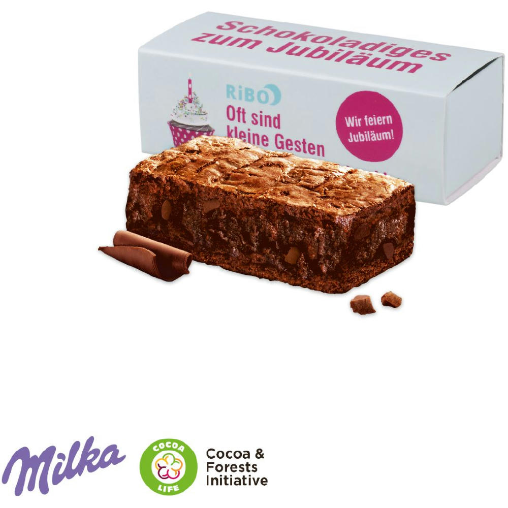Milka Choco Brownie in Werbebox