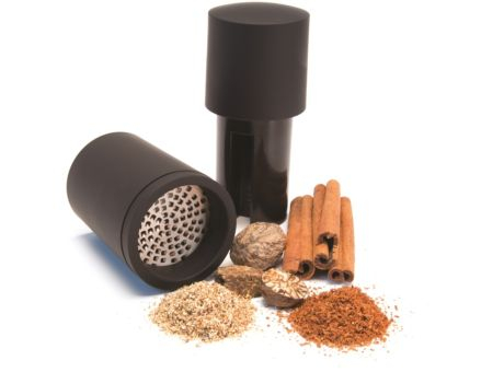 Microplane Muskatmühle 2in1 schwarz