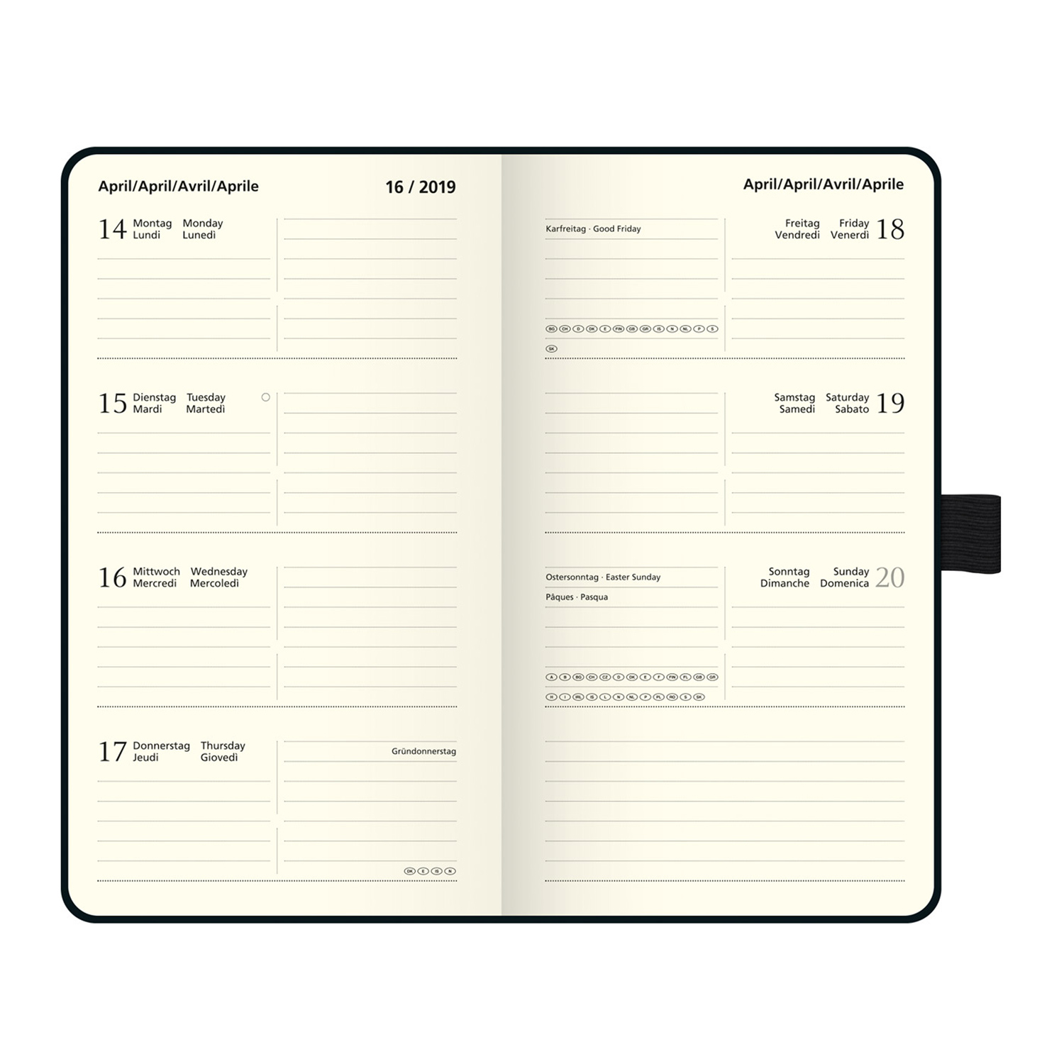 BRUNNEN Kalender "Kompagnon" Mod. 756 66