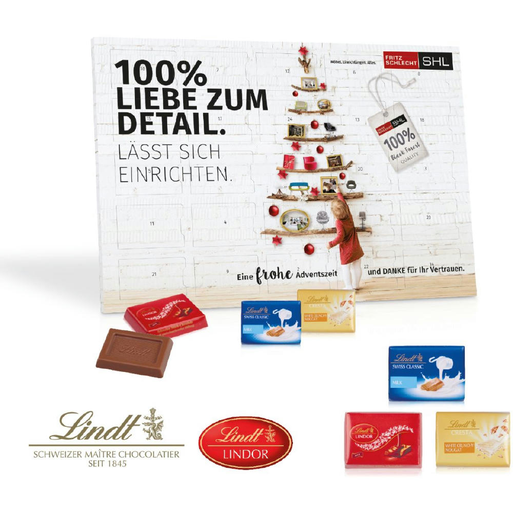 Tisch-Adventskalender "Lindt Exklusiv"
