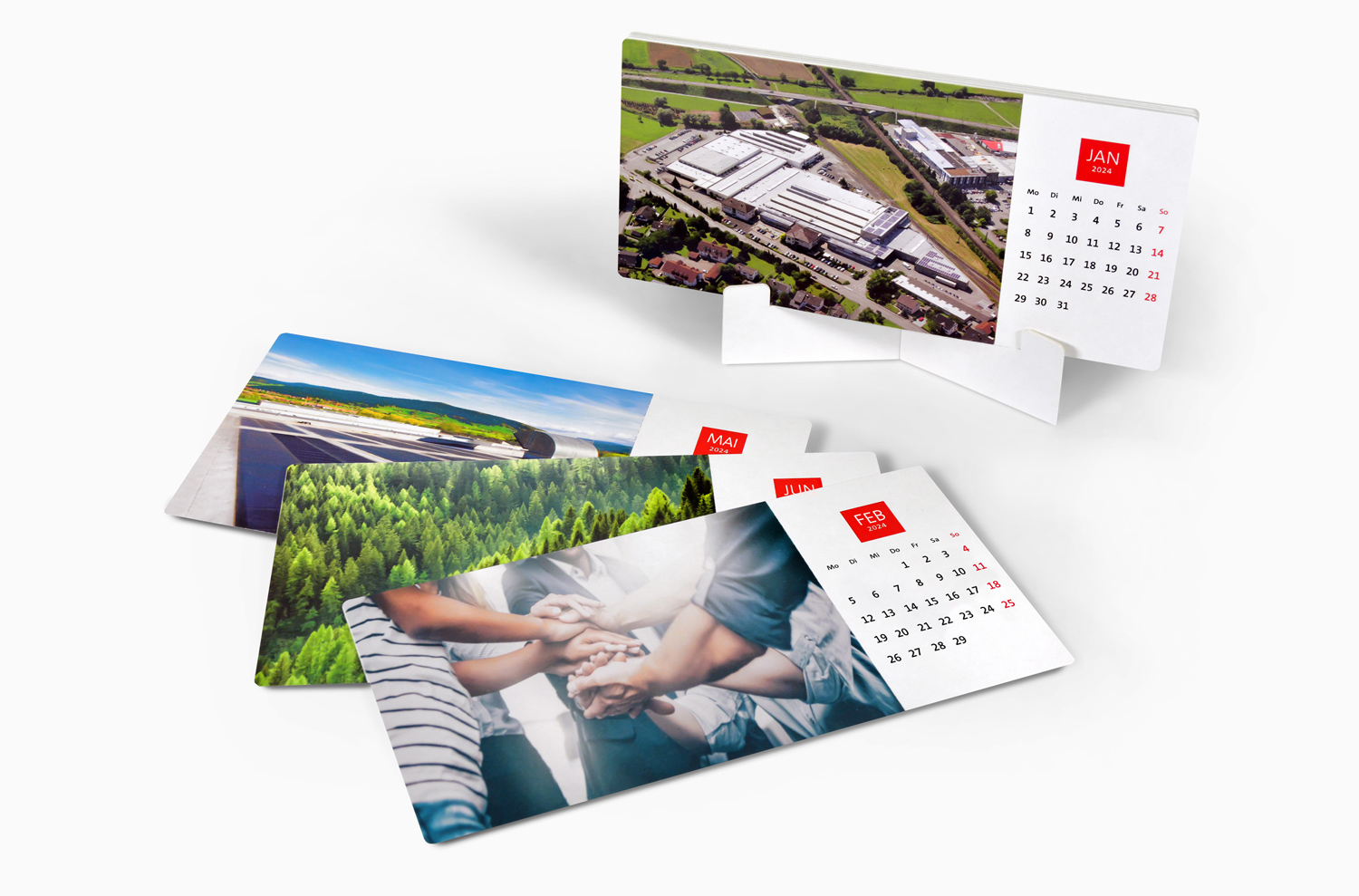 Postkarten-Tischkalender