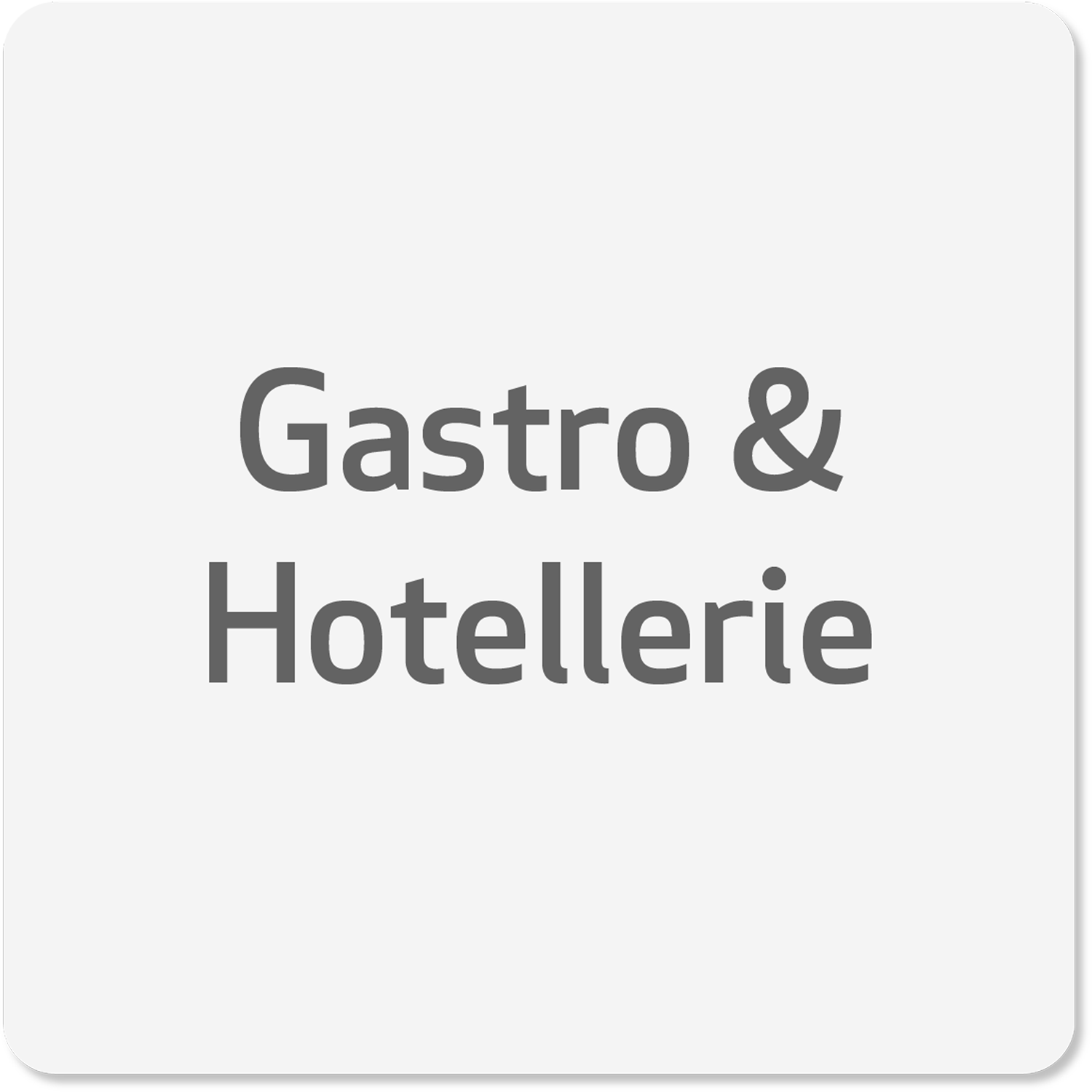 Gastro & Hotellerie
