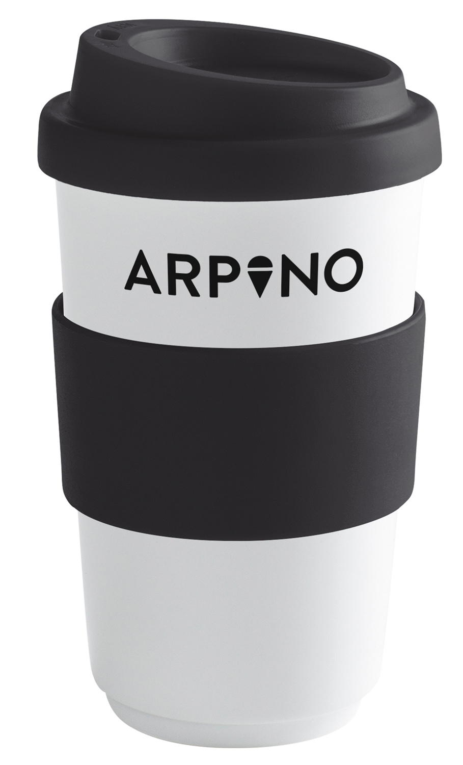 KAHLA To Go-Becher "fillit" mit Banderole und Trinkdeckel 0,4 L