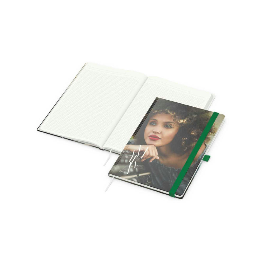 Notizbuch Match-Book green+blue