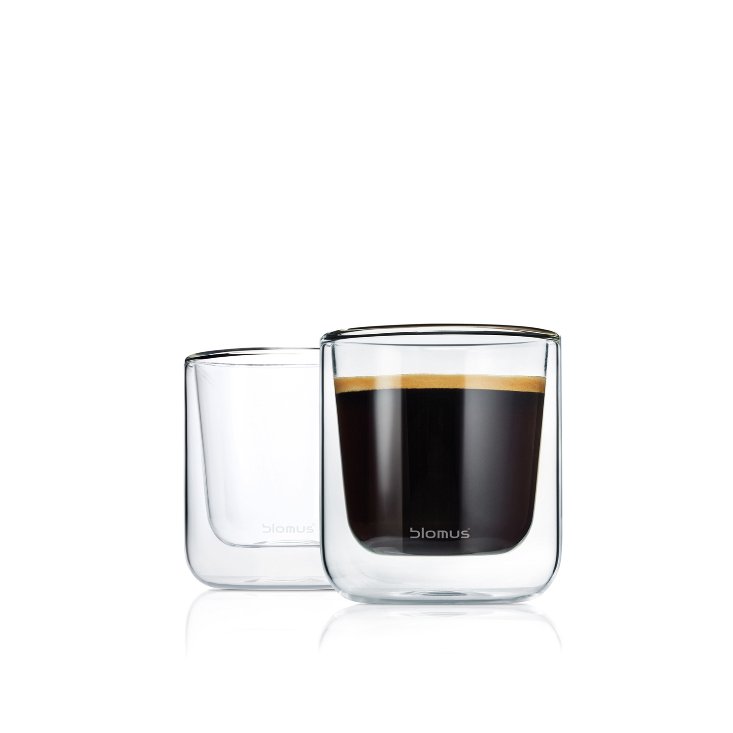BLOMUS Kaffee-Gläser-Set "Nero" 0,2 L