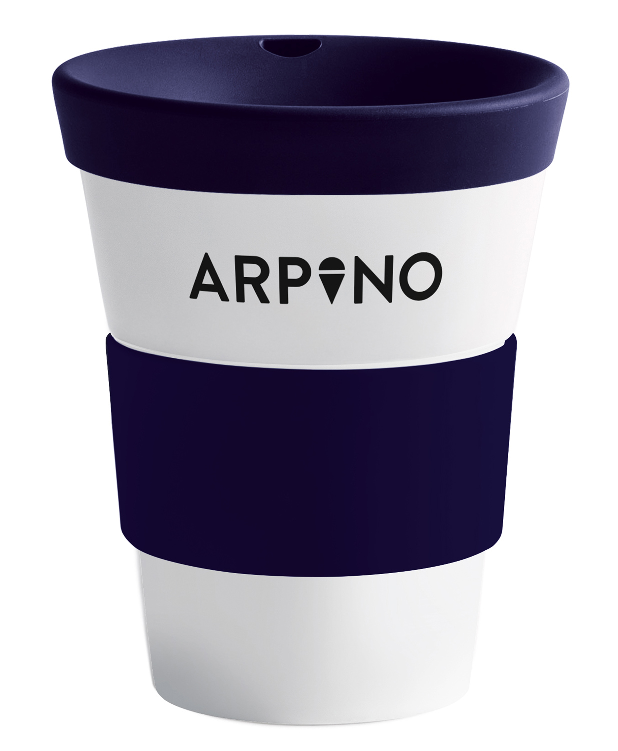 KAHLA To Go-Becher "cupit" mit Banderole und Trinkdeckel 0,35 L