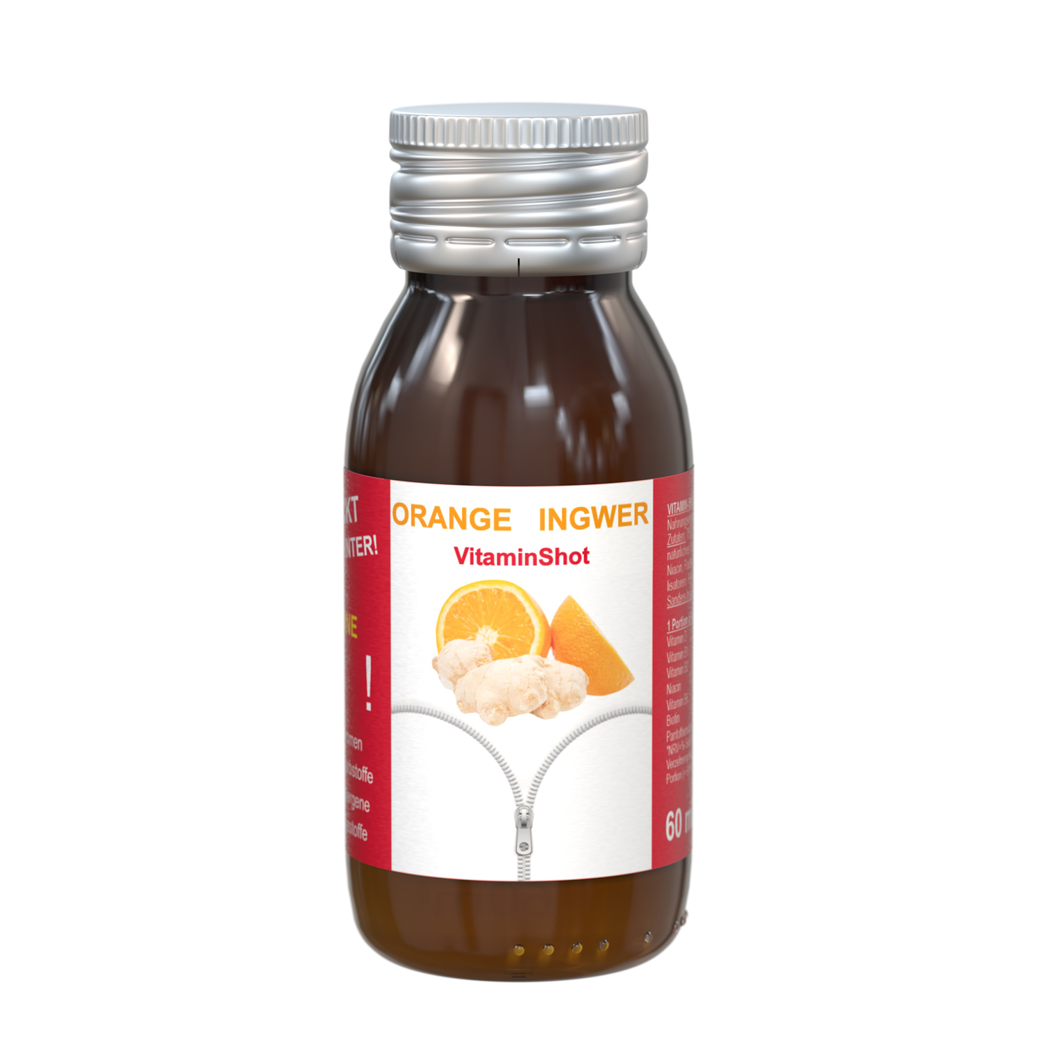 Vitamin-Shot Orange-Ingwer