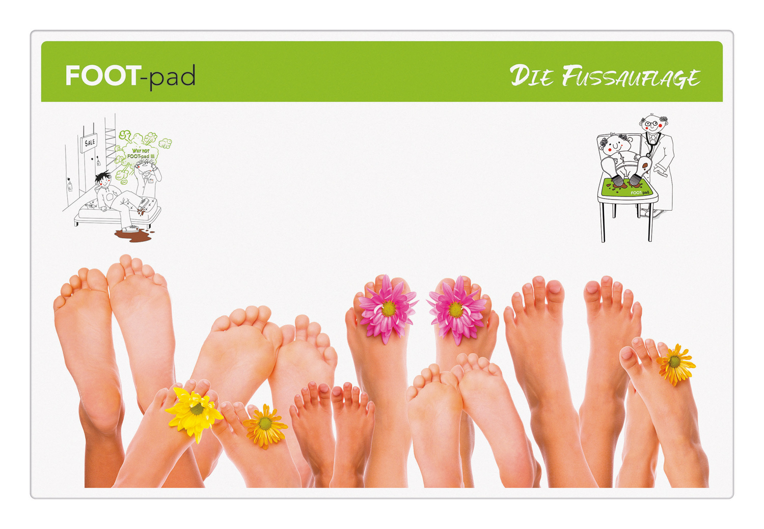 Fußunterlage "Foot-Pad" für Ärzteliegen