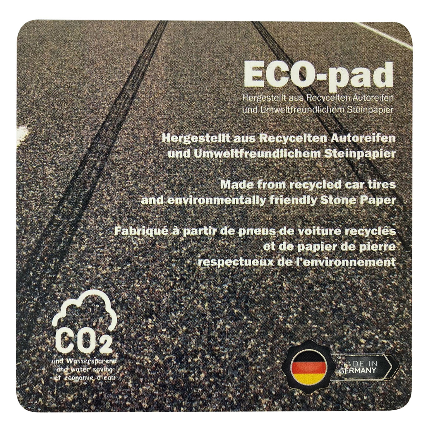 Untersetzer "ECO-pad" eckig