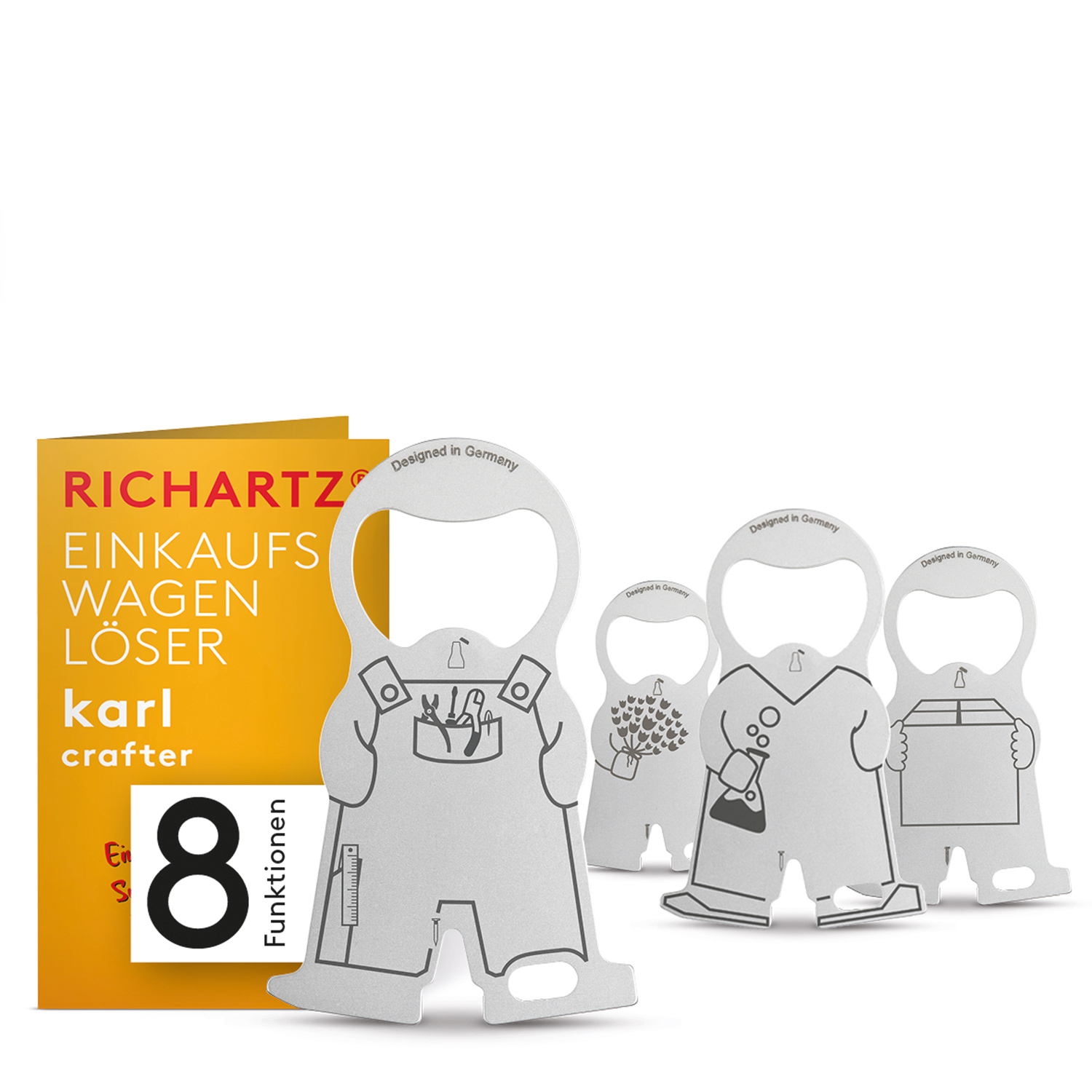 RICHARTZ Einkaufswagenlöser "Karl flowers"