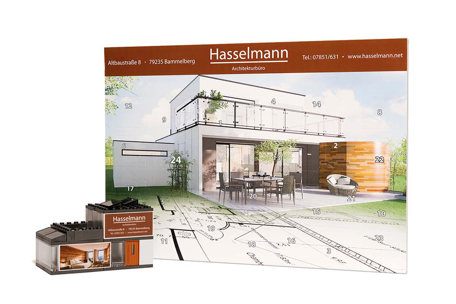 Adventskalender Bausatz "HAUS"